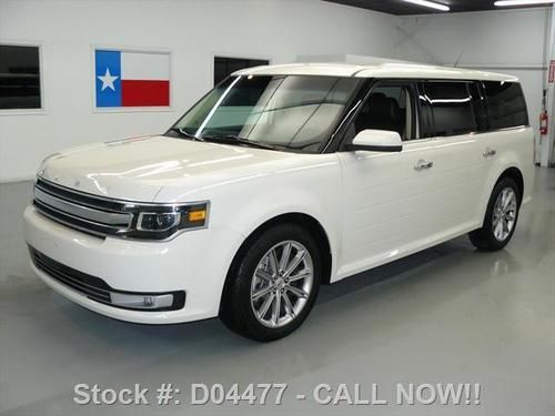 2013 ford flex limited nav rear cam sync 19" wheels 19k texas direct auto