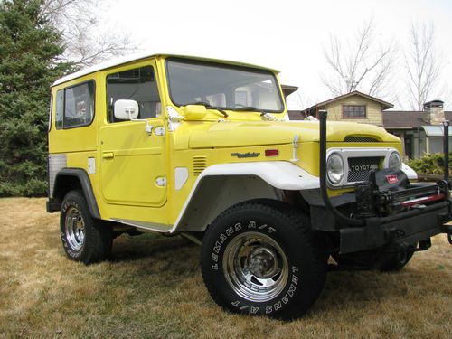 1980 toyota fj40 fj 40 - clean / restored / sbc v8 / power everything - nice!!