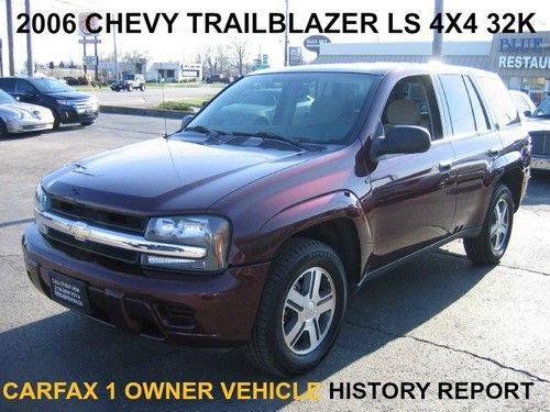 2006 chevy trailblazer ls 4wd 4 dr auto cruise a/c alloy cd clean history report