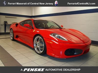 2006 ferrari 430 berlinetta red low miles coupe manual 4.3l v8 fi dohc 4