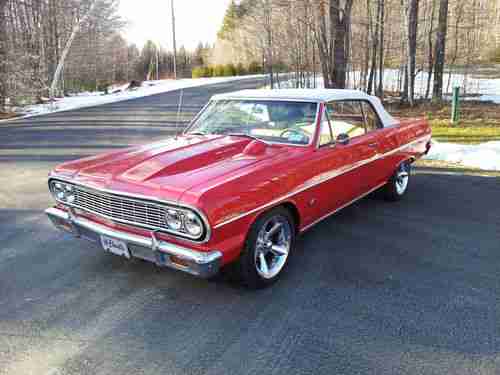 1964 Chevrolet Chevelle Malibu Convertible - Show Winner ORIGINAL INTERIOR 400HP, US $39,500.00, image 2