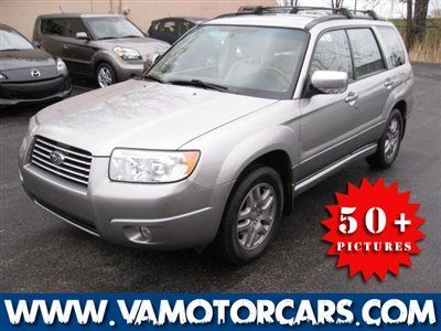 2007 07 subaru forester llbean auto awd leather alloys fogs sunroof climate cd