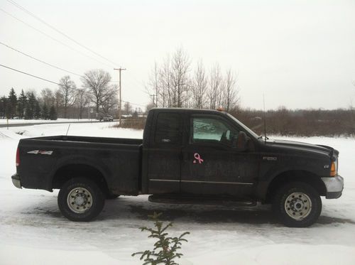 1999 ford f250 super duty extended cab black nice truck driven dailey tlc needed