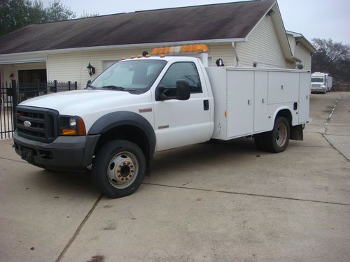 F550 knapheide 11' bed powerstoke diesel with air compressor