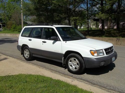 1998 subaru forester l awd white new tires a/c cruise/tilt clean daily driver