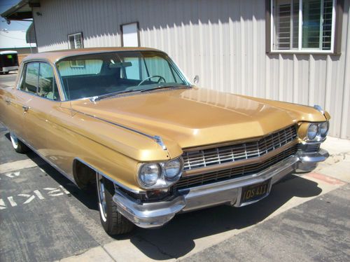 1964 cadillac fleetwood 4dr sd no rust ca. car $1 no reserve fresno ca