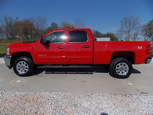 2011 chevrolet silverado 2500hd crew cab shorbed z71 4x4 duramax!!  no reserve!!