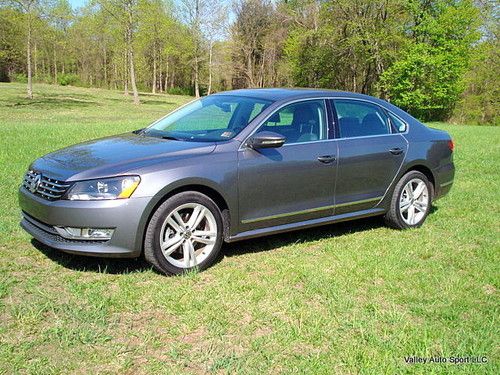 Volkswagen passat se tdi turbo diesel navigation, sunroof, 18" wheels no reserve