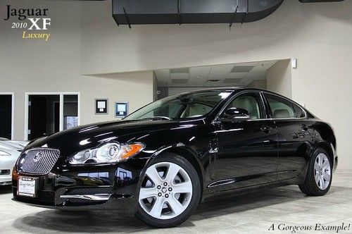 2010 jaguar xf luxury black/tan *only 12k miles* serviced &amp; clean! wow$!
