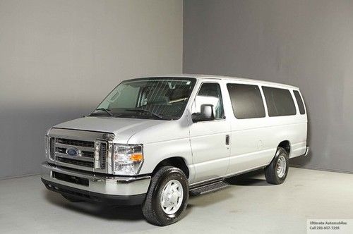 2009 ford e-350 econoline van 15-pass 50k miles rear ac 5.4l v8 tinted windows