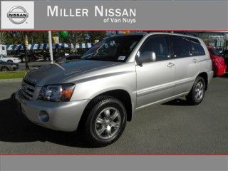 2006 toyota highlander 4dr v6 navigation back up camera alloy wheels