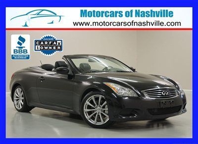 7-days *no reserve* '09 g37s sport auto convertible gps bose xeno carfax