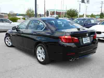 2011 BMW 528I CERTIFIED PRE-OWNED JET BLACK WITH BLACK LEATHER NAVIGATION, image 5