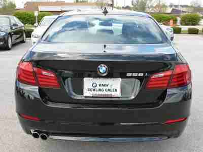 2011 BMW 528I CERTIFIED PRE-OWNED JET BLACK WITH BLACK LEATHER NAVIGATION, image 6