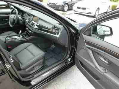 2011 BMW 528I CERTIFIED PRE-OWNED JET BLACK WITH BLACK LEATHER NAVIGATION, image 9