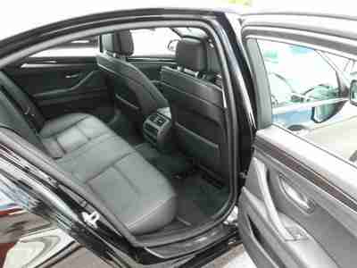 2011 BMW 528I CERTIFIED PRE-OWNED JET BLACK WITH BLACK LEATHER NAVIGATION, image 10