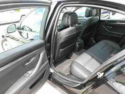 2011 BMW 528I CERTIFIED PRE-OWNED JET BLACK WITH BLACK LEATHER NAVIGATION, image 12
