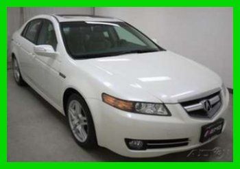 2008 acura tl 3.2 v6 sedan premium navigation leather sunroof cd surround sound