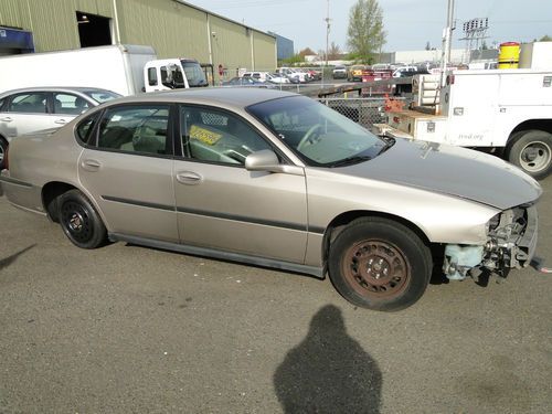 2003 chevrolet impala base sedan- totaled- salvage title