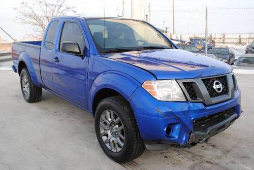 2012 nissan frontier king cab damaged salvage only 11k miles economical l@@k!!