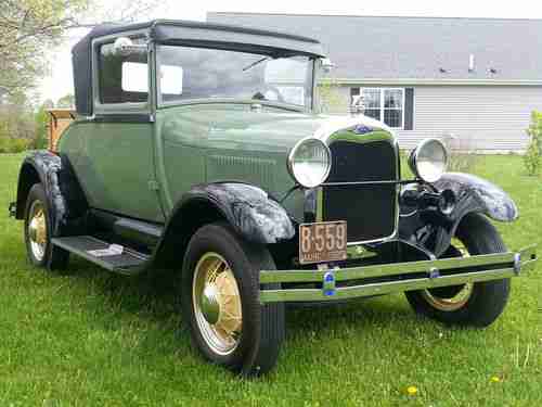 1929 Ford Model A Sport Coupe Utility body, truck, image 2