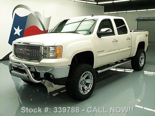 2011 gmc sierra sle crew z71 4x4 lifted leather nav 30k texas direct auto