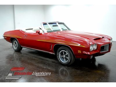 1972 pontiac lemans convertible gto clone pontiac 400 v8 automatic look at it