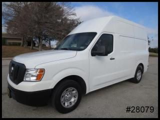 2012 5.6 v8 nissan nv 2500 hd high top cargo work van - low miles! - we finance!