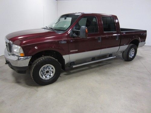 04 ford f250 6.0l turbo diesel auto 4x4 crew cab short bed xlt 107k miles 80 pic