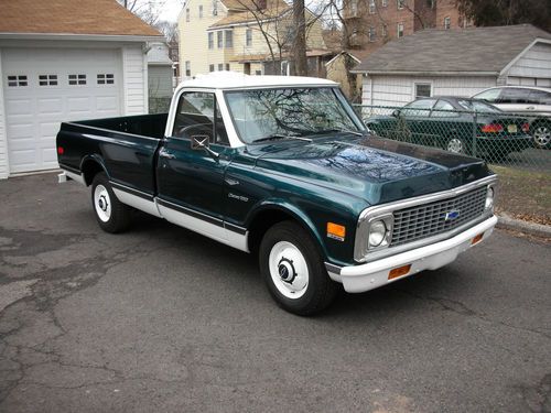 Emerald green &amp; white, 350, automatic 74k miles, ground up restoration