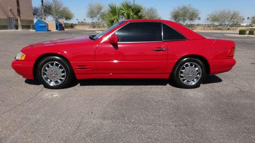 1996 mercedes-benz sl320 2 owners az vehicle absolutely mint!! 2 tops non-smoker