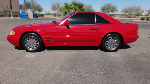 1996 mercedes-benz sl320 2 owners az vehicle absolutely mint!! 2 tops non-smoker