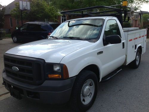 2005 ford f350 super duty utility truck