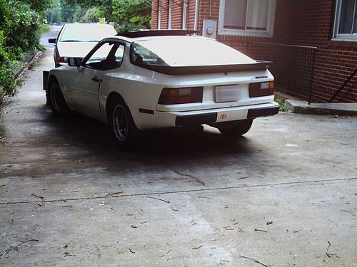 Clean white porsche 944, fresh clutch, tires, black leather rare classic