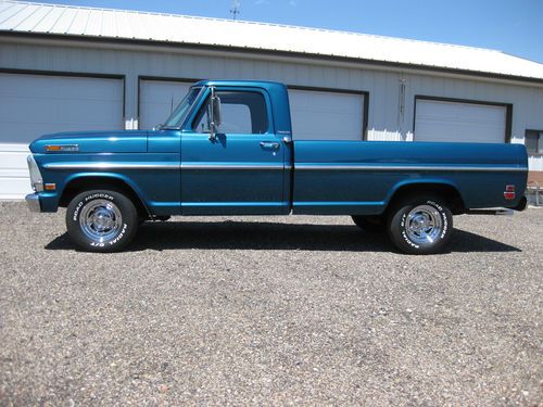 1968 ford f-100 custom cab: well preserved and restored