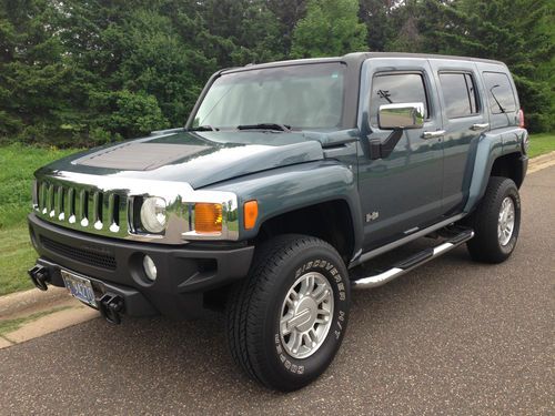 2006 hummer h3 4x4 - leather - moon - premium sound - clean - cheap - no reserve