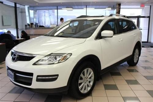2007 mazda cx-9 leather moon roof bose audio navigation white tan