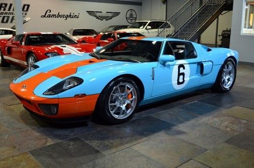 2006 ford gt 5.4l supercharged v8 1000 hp leather pw  pdl  heritage heffner gt40