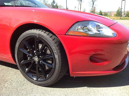 Rare red&amp;black xk with custom wheels