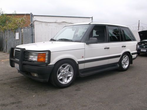 1998 land rover range rover, no reserve