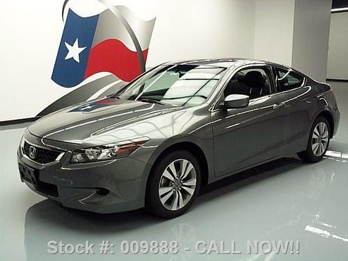 2010 honda accord ex-l coupe htd leather sunroof 27k mi texas direct auto