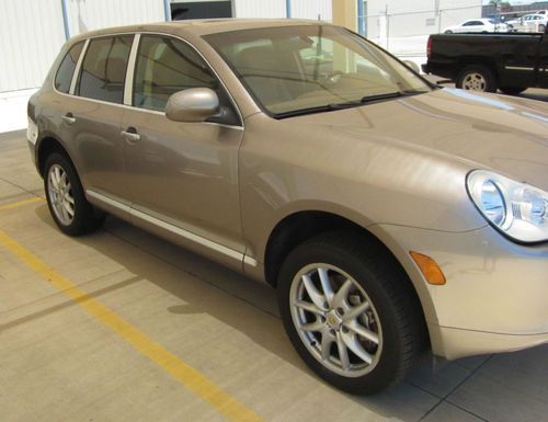 2005 porsche cayenne s - loaded - one owner - metallic beige exterior - moonroof