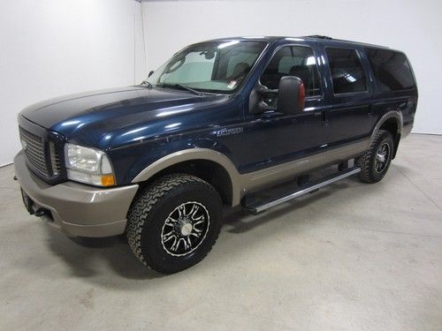 2004 ford excursion eddie bauer  6.0l v8 auto diesel leather co/wy owned 80 pics