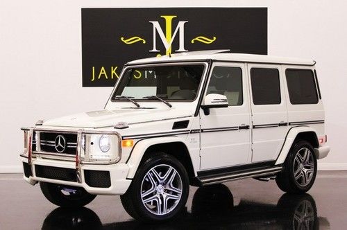 2013 g63 amg, white/white, designo exclusive pkg, carbon fiber trim, ultra-rare!