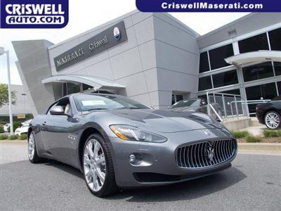 New 2013 maserati granturismo sport nav convertible gray white spyder leather