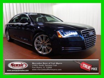 2011 a8l quattro awd led premium pano loaded 20" wheels low reserve look