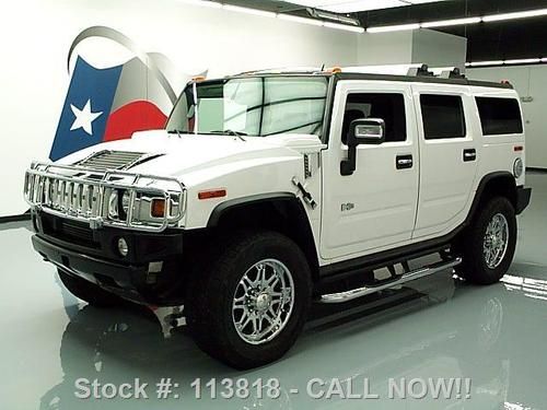 2006 hummer h2 4x4 6-pass sunroof nav dual dvd 20's 79k texas direct auto