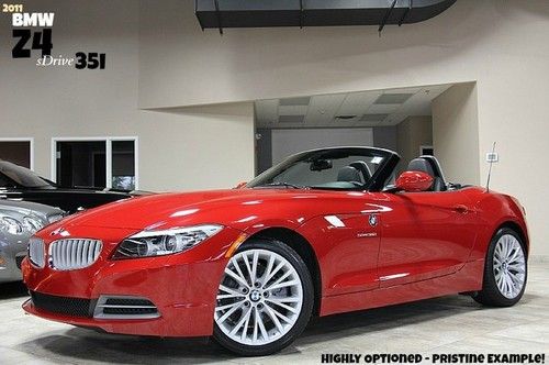 2011 bmw z4 sdrive35i $62k+ list! premium sport cold weather navi only 21k miles