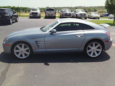 Coupe crossfire leather 6 speed manual transmission blue hardtop cd a/c