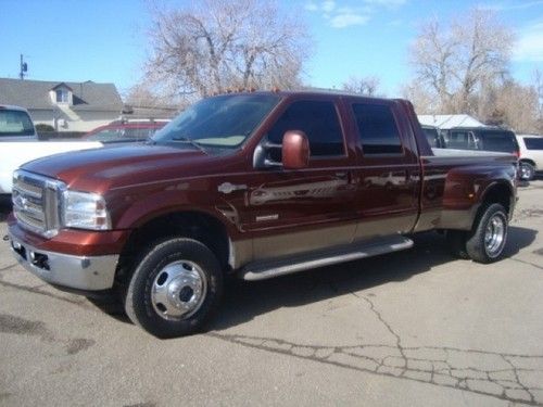 2006 ford f-350 king ranch crew cab 4x4 super duty dually 4dr 6.0 diesel